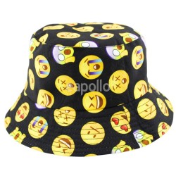 Wholesale Adults Bucket Hat - Multi Emoji Design