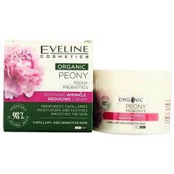 Wholesale Eveline Organic Peony Soothing Wrinkle Reducing Cream 50ml