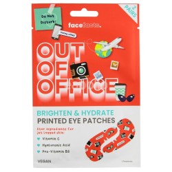 Wholesale Face Facts Out Of Office Brighten & Hydrate Printed Eye Patches 