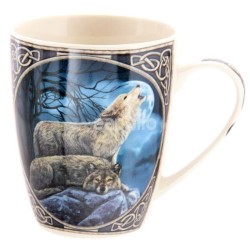 Wholesale Lisa Parker Howling Wolf Porcelain Mug