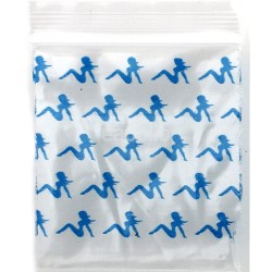 Wholesale Grip Seal Printed Bags - Woman (50mmx50mm)