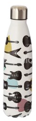 Wholesale Headstock Guitar Reusable Stainless Steel Hot & Cold Thermal Insulated Drinks Bottle - 500ml