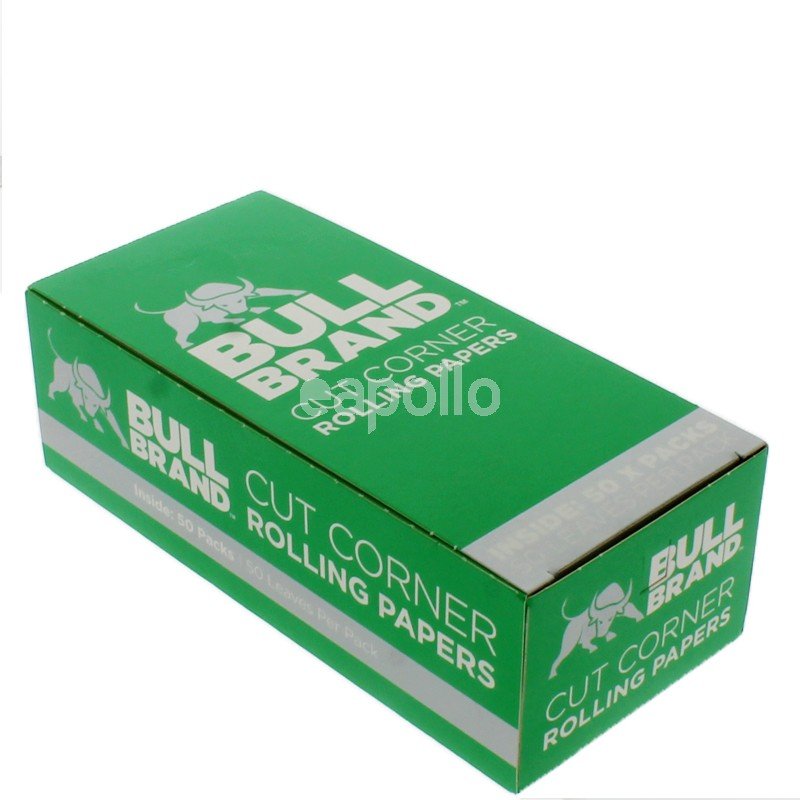 Bull Brand Green Rolling Paper Box of 50 