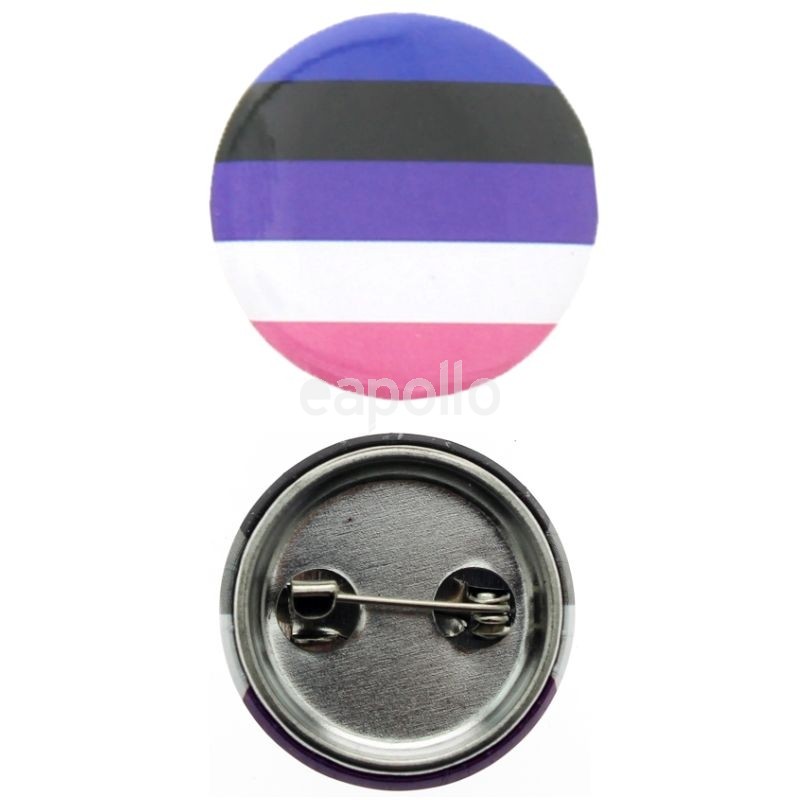 Wholesale Genderfluid Equality Flag Badges | UK wholesaler and supplier