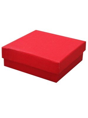 Square Red Gift Box 9x9x3