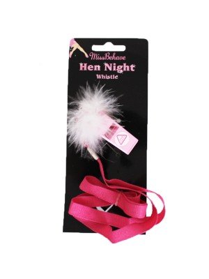Hen Night Whistle Pink