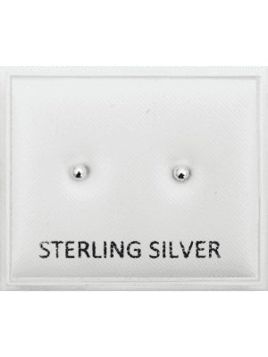 Sterling Silver Ball Studs - 1.5mm