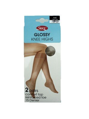 Wholesale Silky's 15 Denier Glossy Knee Highs - Nude (One Size)