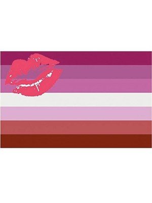 Wholesale Lesbian Lips Flag 5ft x 3ft