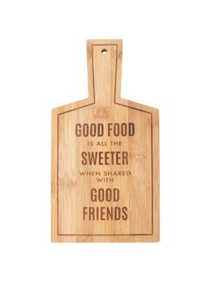 'Sweeter When Shared' Bamboo Serving Board   