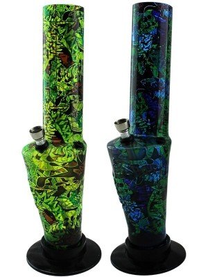 Acrylic Waterpipe - Assorted Designs (12.5 Inch)