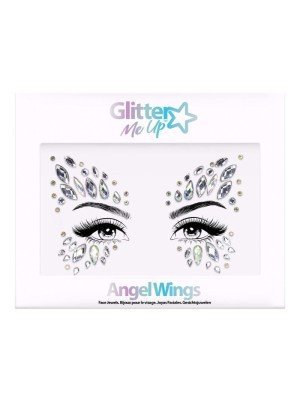 Wholesale Glitter Me Up Festival Face Jewels - Angel Wings