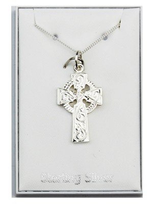 Sterling Silver Ankh Cross Necklace (20mm)