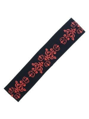 Tribal Pattern Headbands - Red/black 