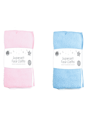 Baby Face Cloths - Pack of 3