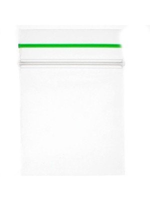 Grip Seal Plain Bags With Green Strip (30 x 40mm)