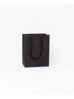 Wholesale Black Kraft Paper Gift Bag 