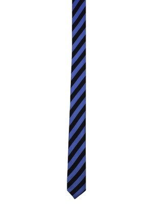  Blue & Black Stripe Tie