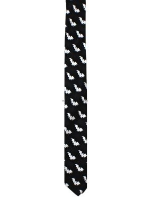 Black & White Bat Design Tie 