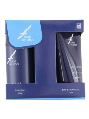 Wholesale Blue Stratos Men's 2pcs Gift Set 