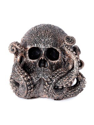 Bronze Skull Octopus - 13cm