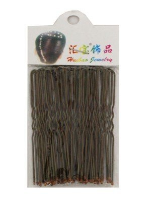 Card of 36 Brown Hair Pins 