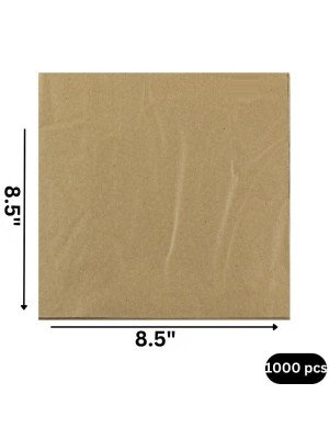 Brown Kraft Paper Bag 8.5'' x 8.5' (1000pcs) 