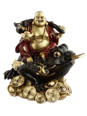 Buddha Sitting on Wealth Toad