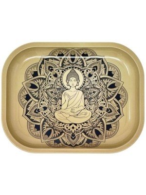 Wholesale Wise Skies Mini R-Tray "Golden Flower Buddha" Design