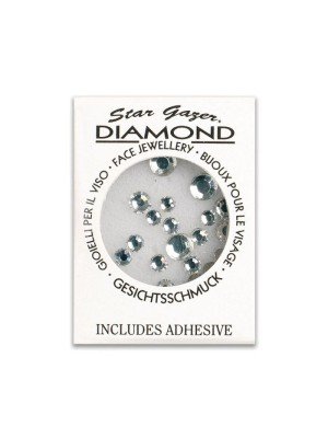 Wholesale Stargazer Diamond Face Jewellery -  Clear Diamonds