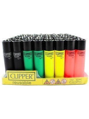 Clipper Reusable Lighters  - Assorted Soft Colours