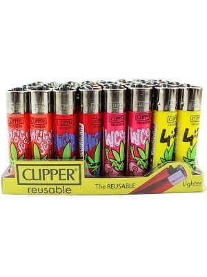 Clipper Reusable Lighters - Assorted 