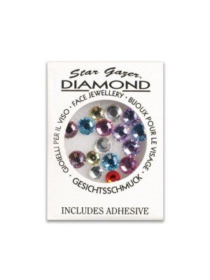 Wholesale Stargazer Diamond Face Jewellery -  Coloured Diamonds