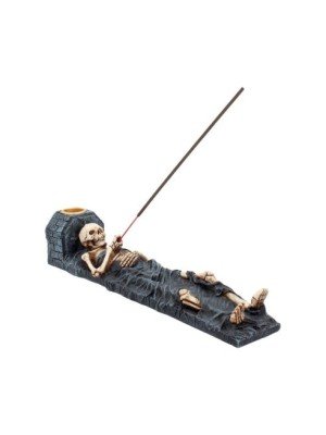 Ashes to Ashes Crypt Skeleton Incense Stick Holder