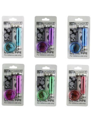 Wholesale D&K High Quality Metal Pipe 3pcs Set - Assorted Colours 