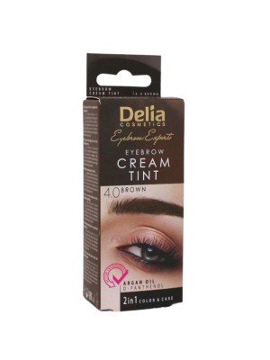Wholesale Delia Color Cream For Eyebrow 4.0 Brown With Argan Oil