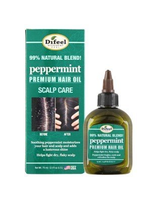 Wholesale Difeel Scalp Care Premium Hair Oil - Peppermint 75ml 