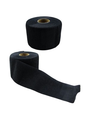 Disposable Neck Ruffle Roll - Black