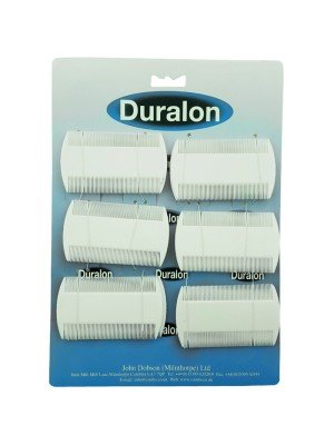 Duralon Head Lice & Knit Comb -  White (9cm)