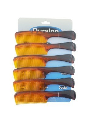 Wholesale Duralon Handle Comb - Tort (20cm)