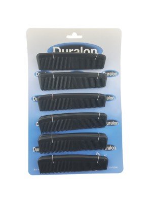 Duralon Pocket Combs -  Black (13cm)