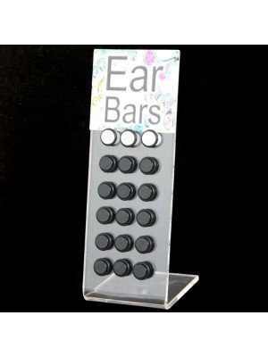 Ear Bars (Black & White Assorted) - 10mm
