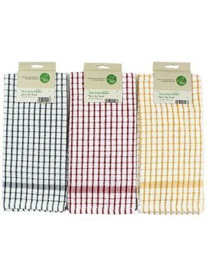Eco Friendly Design Terry Tea Towels 45x65cm - Assorted Colours