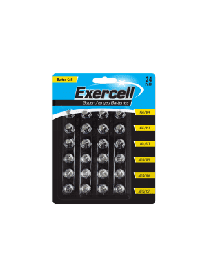 Assorted Button Cell Batteries Pack of 24 