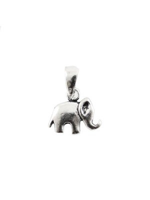 Sterling Silver Elephant Design Pendant 