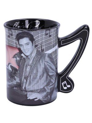 Wholesale Elvis Presley with Pink Cadillac Drinking Mug 