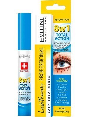 Eveline 8-IN-1 Total Action Concentrated Eyelash Serum Intensive Care 