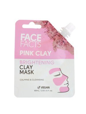 Wholesale Face Facts Pink Clay Brightening Clay Mask - 60ml