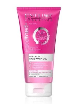 	 Eveline Cosmetics Facemed+ Hyaluronic Moisturising Face wash Gel- 150ml