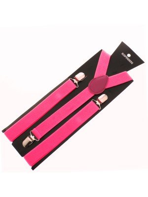 Fashion Braces - Neon Pink (25mm)